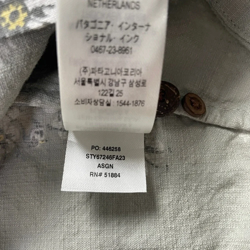 Patagonia Dress Girls Large Gray‎ Aloha Spirit Pataloha 100% Organic Cotton L